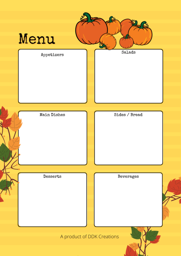 Thanksgiving Planner - Image 4