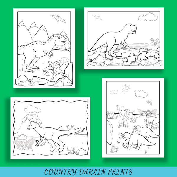 Dinosaur Coloring Book - Image 7