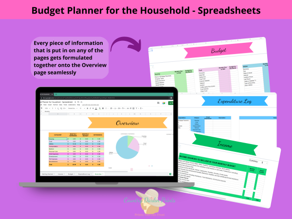 Home Budget Planner Spreadsheet for Google Sheets - Image 7