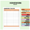 Homework Tracker Printable for Busy Students to Simplify Your Study Routine - Image 8