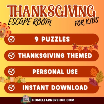 Thanksgiving Escape Room Kit 6