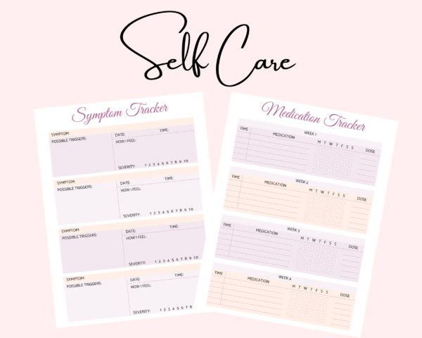 Self Care Planner (Health and Wellbeing) - Gratitude Journal, Fitness Tracker, Habit Tracker and more - Image 9