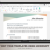 Functional Format Resume Template for Career Change | Combination CV Resume for MS Word | Attractive & ATS Friendly - Image 10