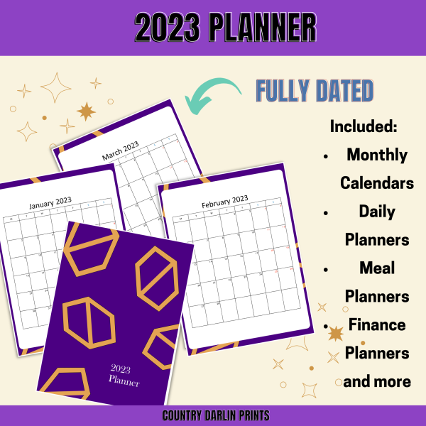 2023 Indigo and Honeycomb Planner - Image 9