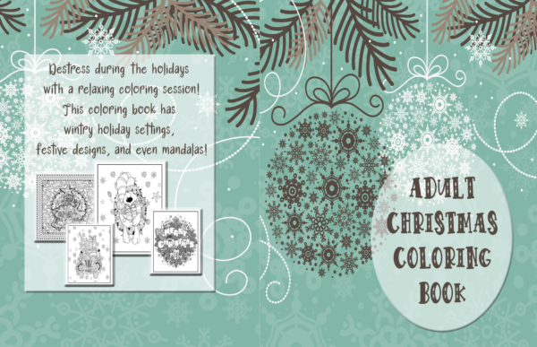 Adult Christmas Coloring Book