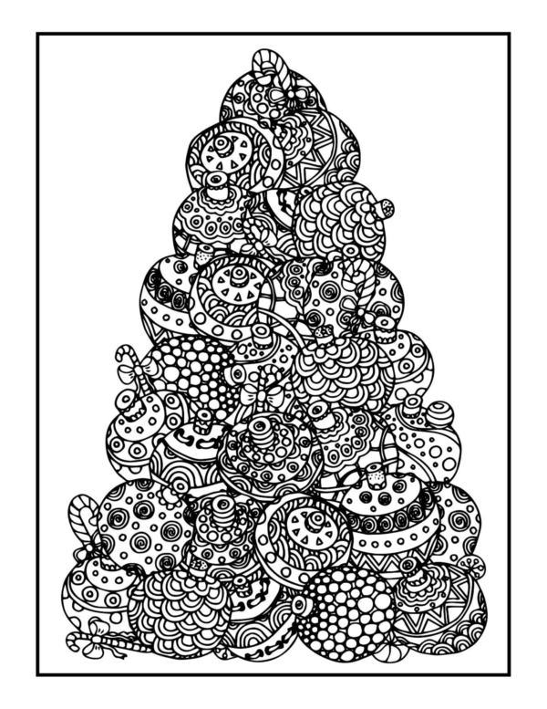 Adult Christmas Coloring Book - Image 10