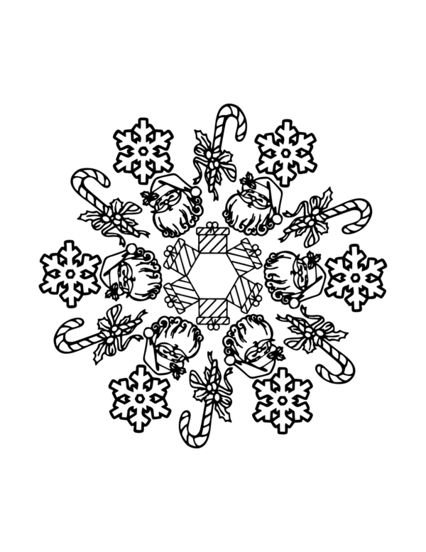 Adult Christmas Coloring Book - Image 7