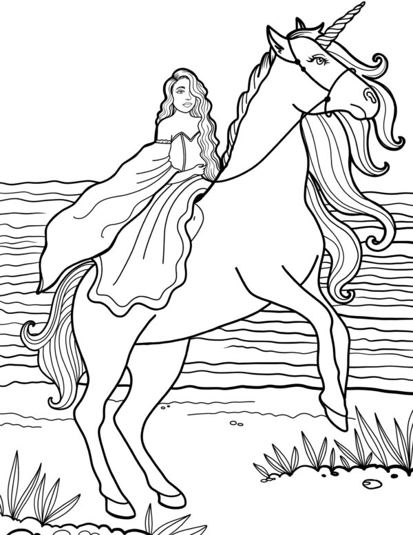 Adult Fantasy coloring booklet - Image 2