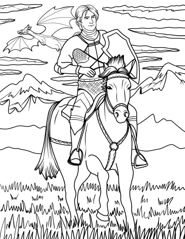 Adult Fantasy coloring booklet - Image 8