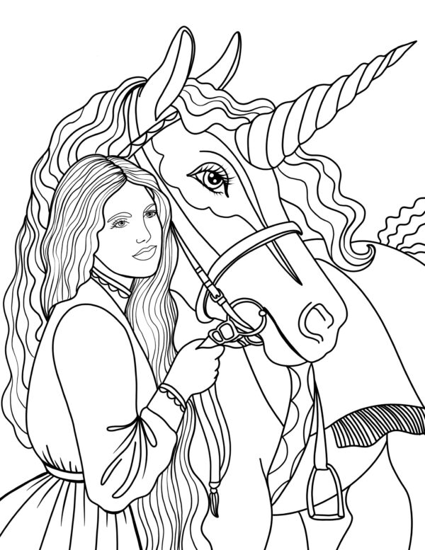 Adult Fantasy coloring booklet - Image 4