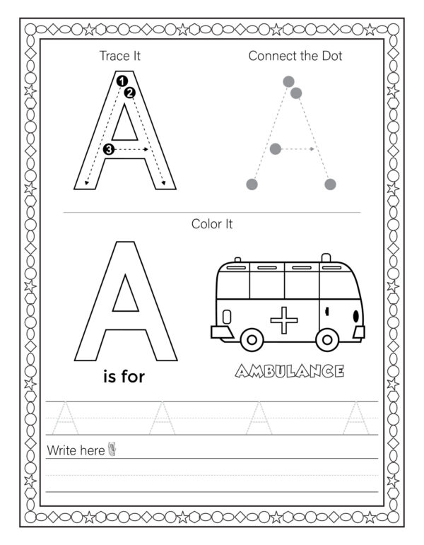 Alphabet Handwriting Practice Workbook - Image 3