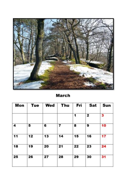 2024 Calendar - Beautiful nature - Image 2