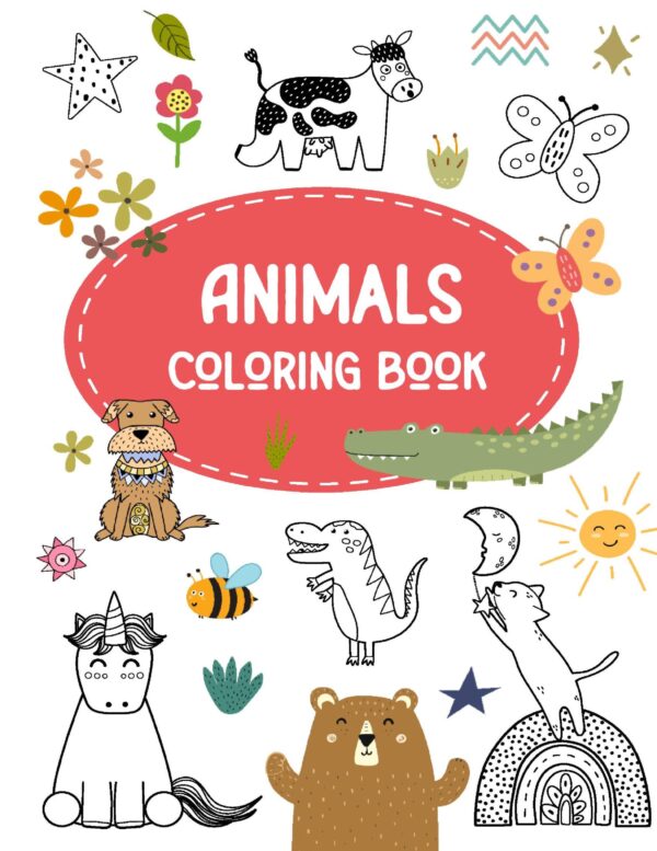 Cute Animals Coloring Book - Image 3