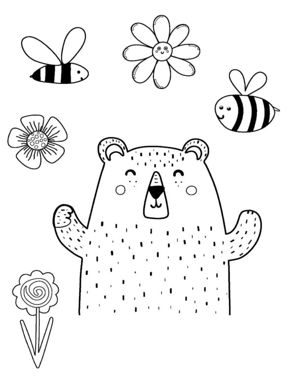 Cute Animals Coloring Book - Image 4