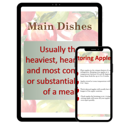 Apple Recipe and Planner for the Apple Season - Image 3