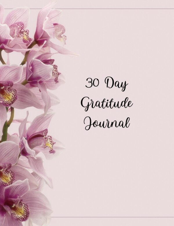 Beautiful 30 Day Gratitude Journal with Prompts, Printable - Image 2