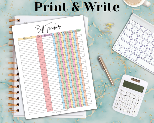 Bill Tracker Printable Bundle | Bill Tracker Digital Download - Image 3