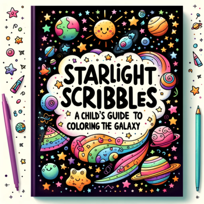 Starlight Scribbles: A Child's Guide to Coloring the Galaxy/Digital Download