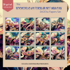 DIGITAL PAPER Bundle - Psychedelic Watercolor Art Nouveau Digital Papers 12 - Papers Pack 12 - 12x12 - jpg png - 6000px - Set 3 of 7 - Image 2