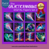 DIGITAL PAPER Bundle - Galactic Rainbow Digital Papers - Papers Pack of 12 - 12x12 - jpg png - 5000px Abstract Set 2 of 3 - Image 2