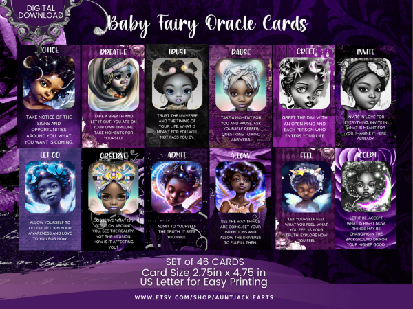 Baby Fairy Oracle Cards Page 1