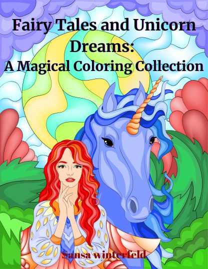 Fairy Tales and Unicorn Dreams: A Magical Coloring Collection/DIGITAL DOWNLOAD! - Image 2