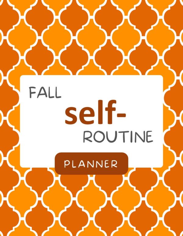 Fall Self Care Planner