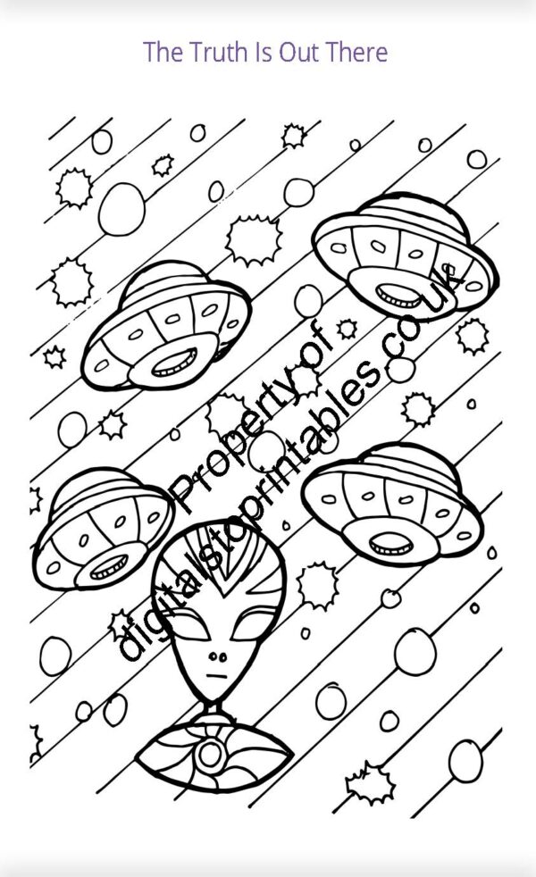 Fantasy1 Coloring Pages in reprintable pdf format - Image 6