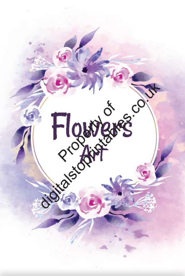 Flowers Coloring Pages in reprintable pdf format