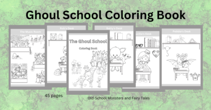 The Ghoul School Coloring Book