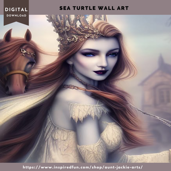 WALL ART Print, Gallery Wall Print, and Instant Download Print -Horse Fairy - pdf, jpg - 5 Aspect Ratios / Sizes - 3 Unannounced Bonuses - Image 8