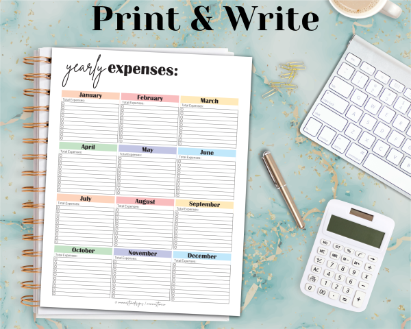 Income & Expense Tracker Printables Bundle | Digital Download - Image 4