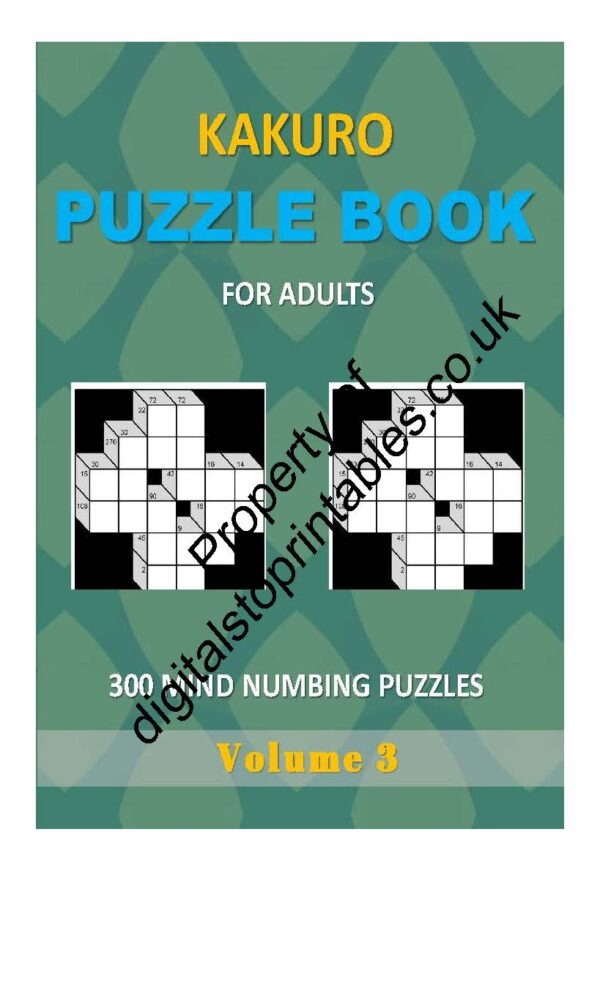 Kakoru Puzzles Volume 3