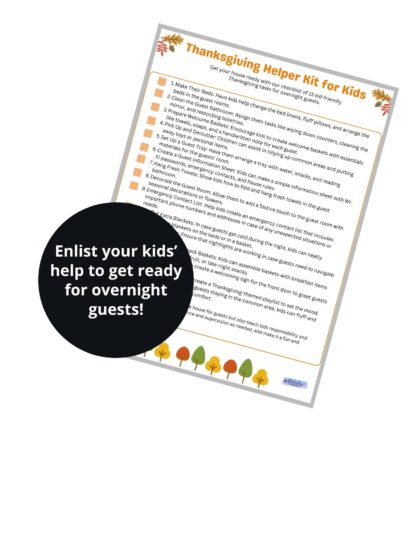 Thanksgiving Helper Kit for Kids