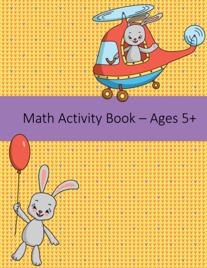 Math Activity Book - Ages 5+ - 8.5" x 11"