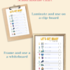 School Routine Chart Printable Checklist For Kids, Morning Routine Printable Tasks, Kids Responsibility Chart, Digital Download PDF - Image 5