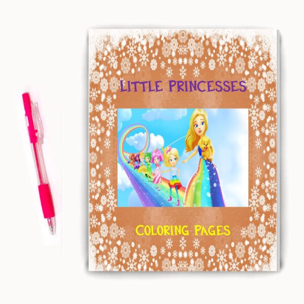 Little Princesses Coloring Pages. Printable/DIGITAL DOWNLOAD!