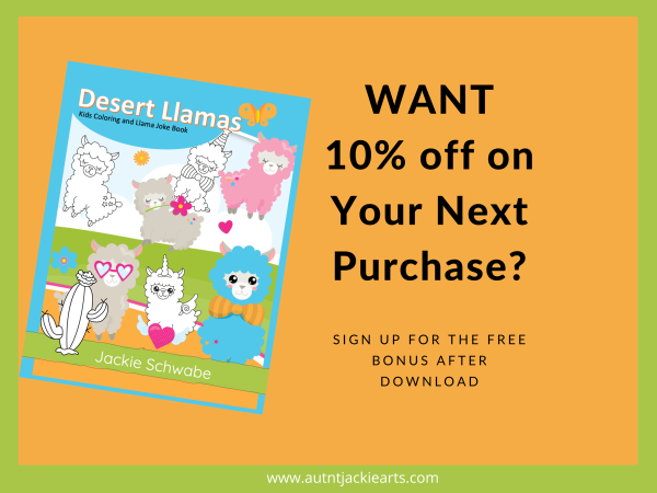 Llama Coloring, Coloring Page Bundle, Llama Coloring Pages for Kids, 30 Pages, Kids Joke Book, US Letter, Desert Llamas,Alpaca in the Desert - Image 7