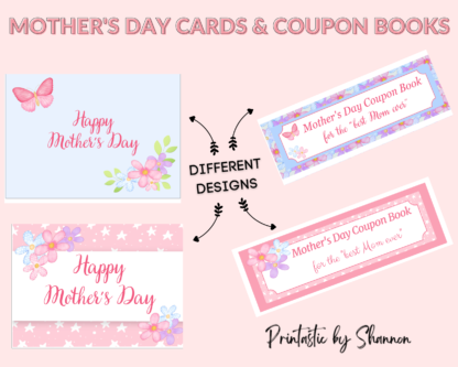 Printable Mother's Day Cards and Coupon Books - Mothers Day Gift - Image 3