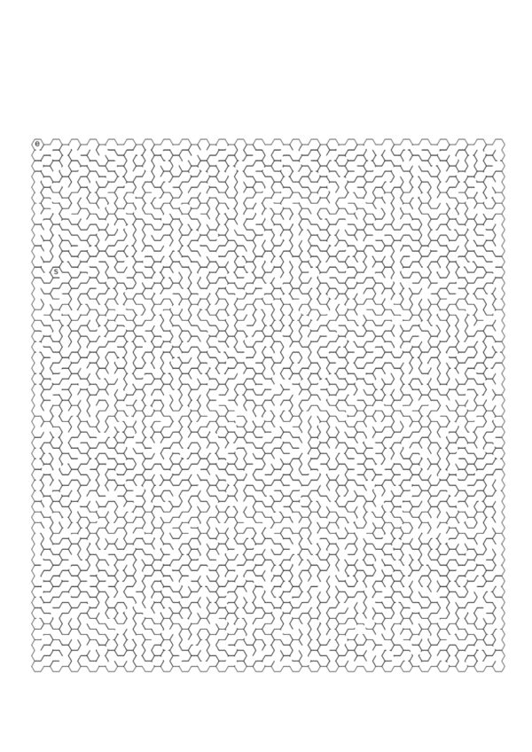 Downloadable Printable Hard Maze Puzzle Book for Adults: 100 mazes and solutions - Image 5