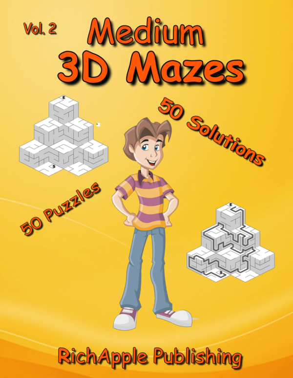 Medium 3D Mazes Vol. 2