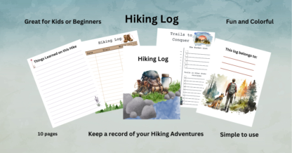 Hiking Log Book Record Keeping