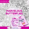 Marvelous Butterflies Printable Coloring Pages