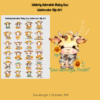 Udderly Adorable Clip Art Set of 24, Cute Cow PNG, SVG and Sublimation Design, Instant Download with Commercial Use License, Transparent PNG - Image 5