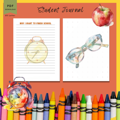 Inspire, Reflect, Succeed: Printable Student Journal - Boost Motivation and Achievement! - Image 3