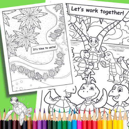 Sea Turtle Adventures: An Environmental Fable and Coloring Book - Image 4