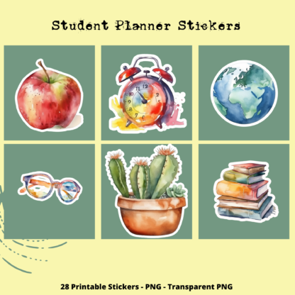 Inspire, Reflect, Succeed: Printable Student Journal – Boost Motivation and Achievement - Student Stickers - Image 5