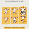 Udderly Adorable Clip Art Set of 24, Cute Cow PNG, SVG and Sublimation Design, Instant Download with Commercial Use License, Transparent PNG - Image 3