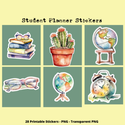 Inspire, Reflect, Succeed: Printable Student Journal – Boost Motivation and Achievement - Student Stickers - Image 7