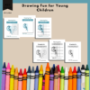 Complete the Faces with Leo, Ellie, Bobby, Zoey, and Tommy: A Drawing Activity Printable Pack for Kids - Image 8